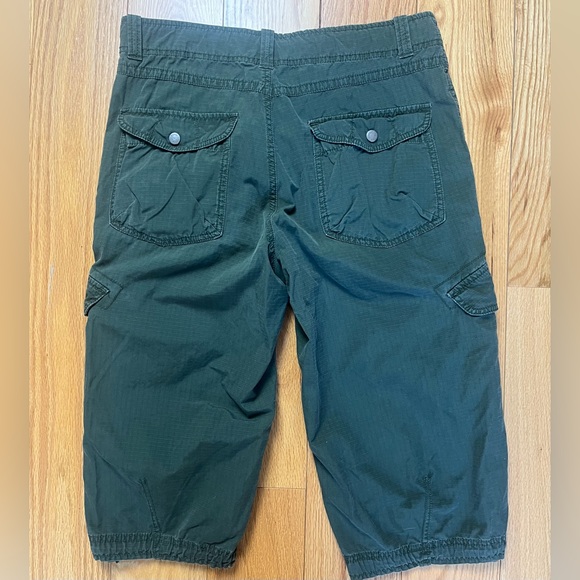 Calvin Klein Pants Calvin Klein Army Olive Green Size 32 Capri